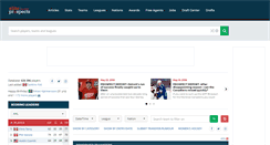 Desktop Screenshot of eliteprospects.com